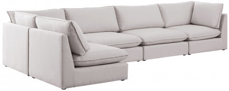 Sectionnel modulaire en lin Mackenzie