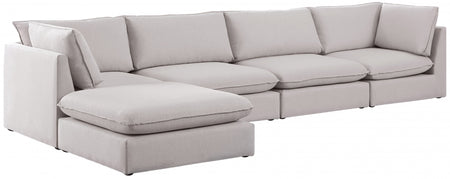 Sectionnel modulaire en lin Mackenzie