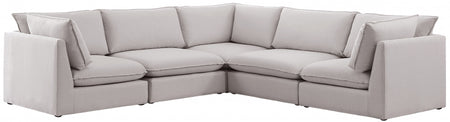 Sectionnel modulaire en lin Mackenzie