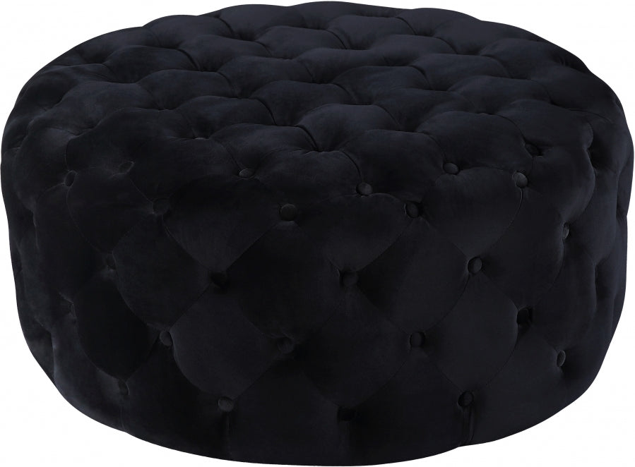 Pouf Addison en velours | Banque