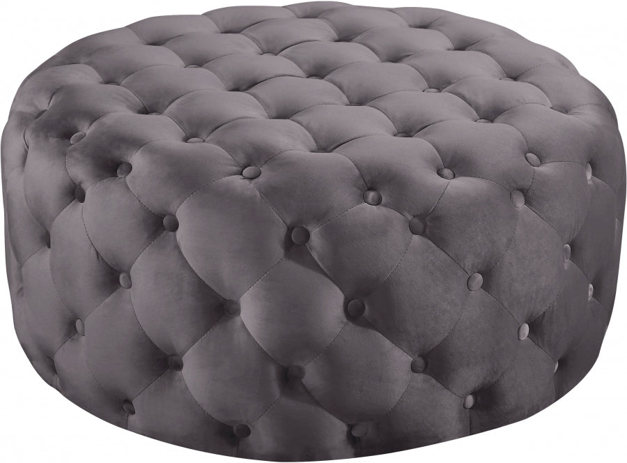 Pouf Addison en velours | Banque