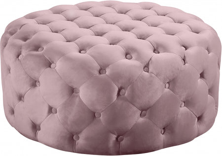 Pouf Addison en velours | Banque