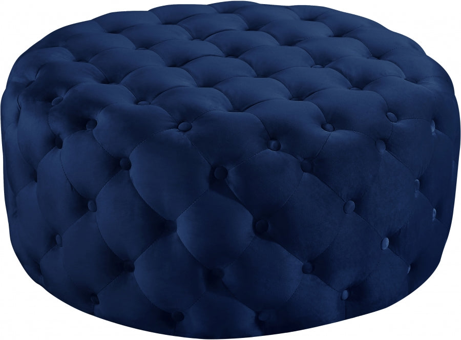 Pouf Addison en velours | Banque