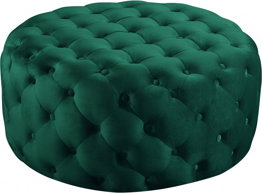 Pouf Addison en velours | Banque