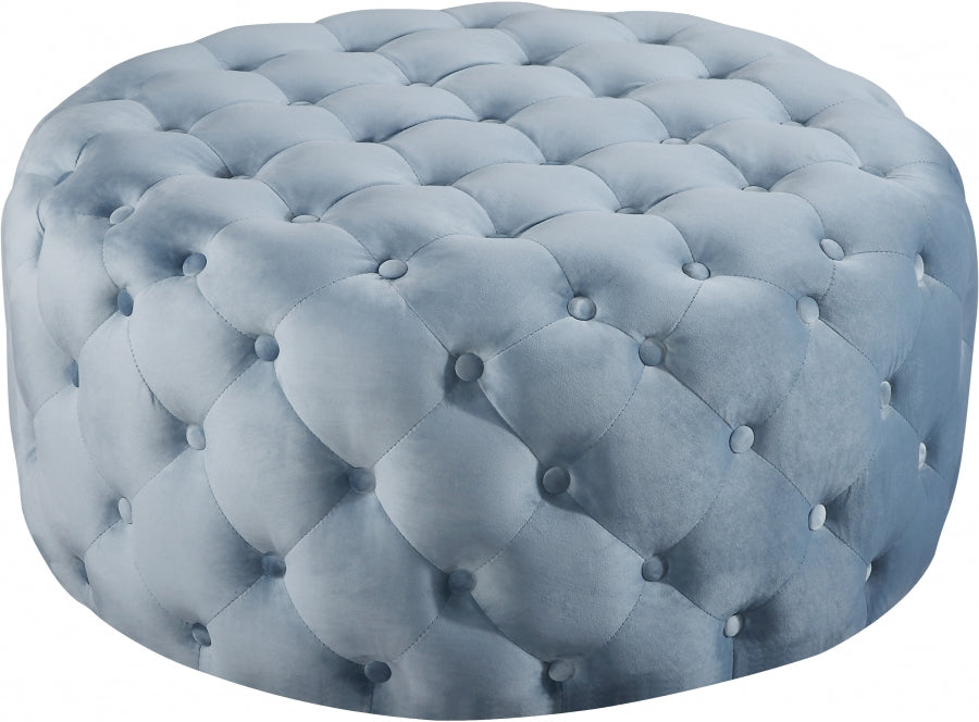 Pouf Addison en velours | Banque