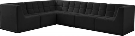 Sectionnel modulaire en velours Relax