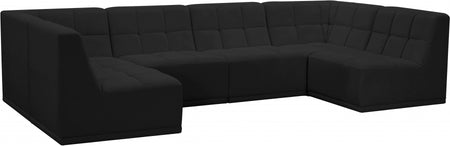 Sectionnel modulaire en velours Relax