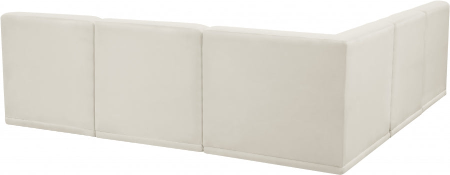 Sectionnel modulaire en velours Relax