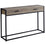 TABLE D'APPOINT - 48"L / TAUPE FONCE / CONSOLE D'ENTREE NOIRE