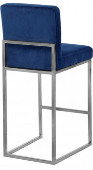 Tabouret de comptoir en velours Giselle