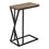 TABLE D'APPOINT - 25"H / TAUPE FONCE / METAL NOIR 