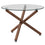 Rocca Round Dining Table in Walnut