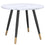 Emery Round Dining Table in White