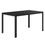 Contra Rectangular Dining Table in Black