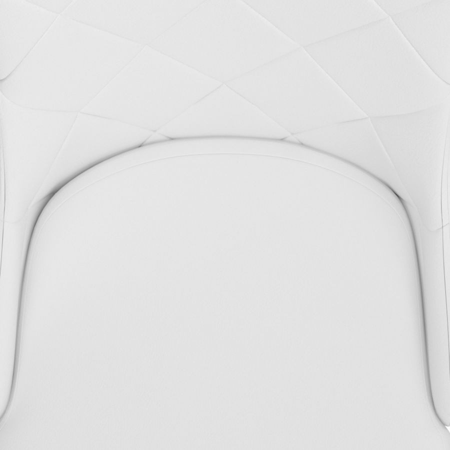Chaise d'appoint Devo, lot de 2 en blanc