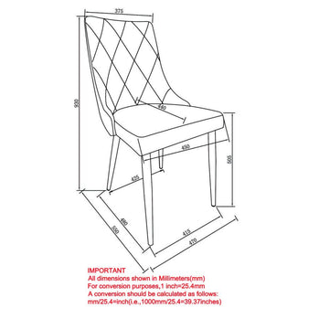 Chaise d'appoint Devo, lot de 2 en blanc