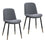 Gabi Side Chair, lot de 2, en gris 