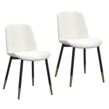 Gabi Side Chair, ensemble de 2, en ivoire