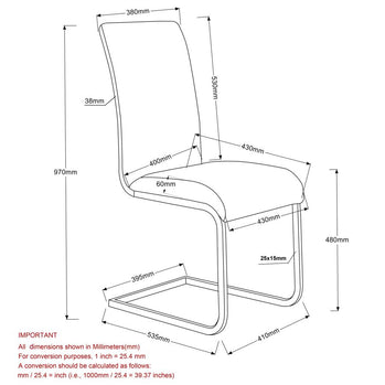 Chaise d'appoint Maxim, ensemble de 2 en noir