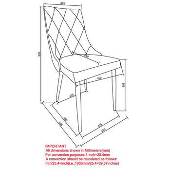 Chaise d'appoint Antoine, ensemble de 2, en gris clair