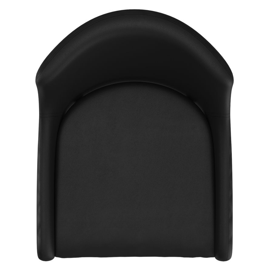 Chaise d'appoint Xander, ensemble de 2, en noir