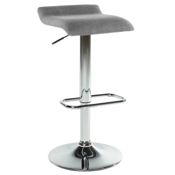 Fabia II Air Lift Tabouret, lot de 2 en gris