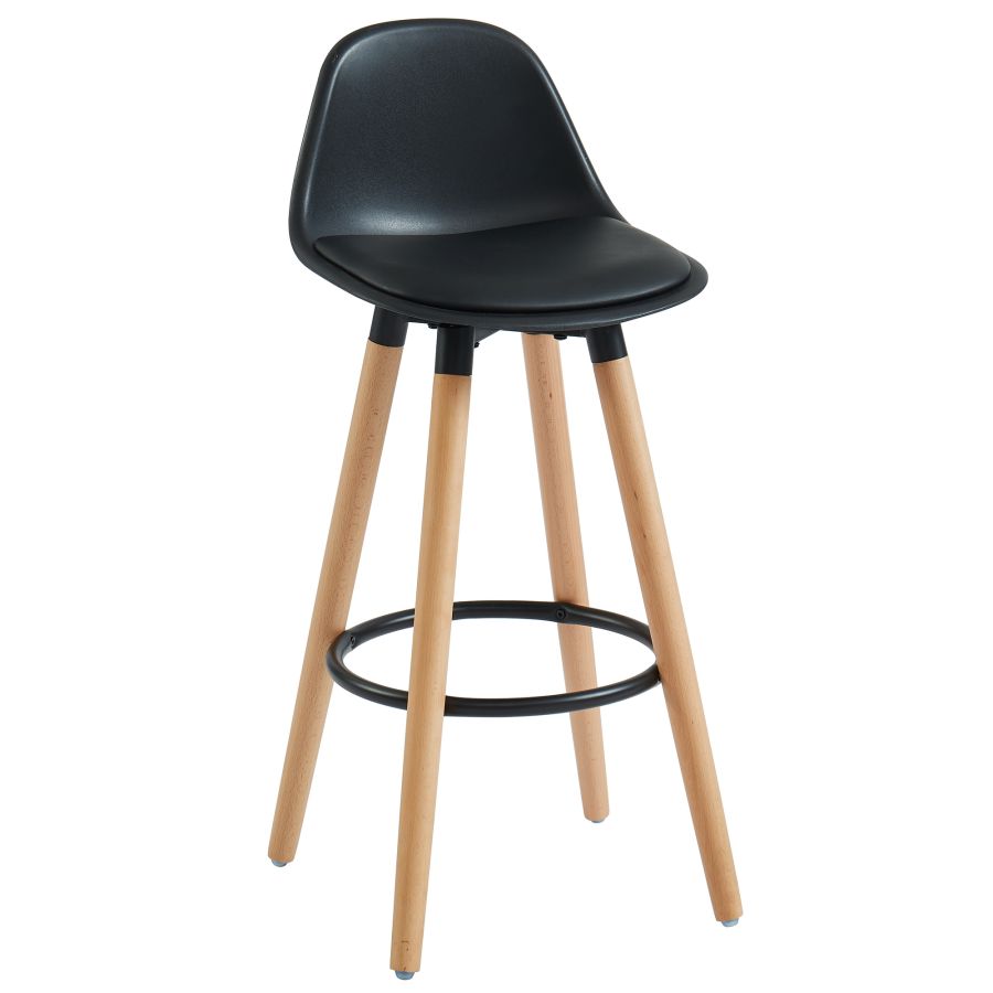 Tabouret de comptoir Diablo 26'', ensemble de 2 en noir