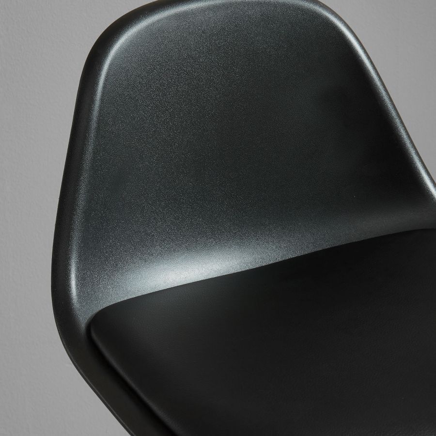 Tabouret de comptoir Diablo 26'', ensemble de 2 en noir