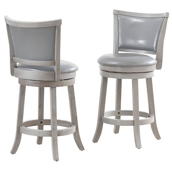 Tabouret de comptoir Rowan 26'', ensemble de 2 en gris