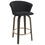 Tabouret de comptoir Tula de 26 po en noir 