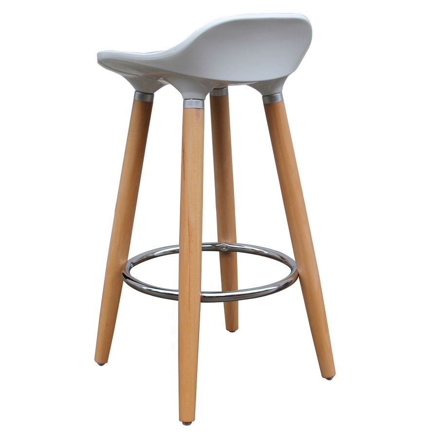 Tabouret de comptoir Trex 26'', ensemble de 2 en blanc