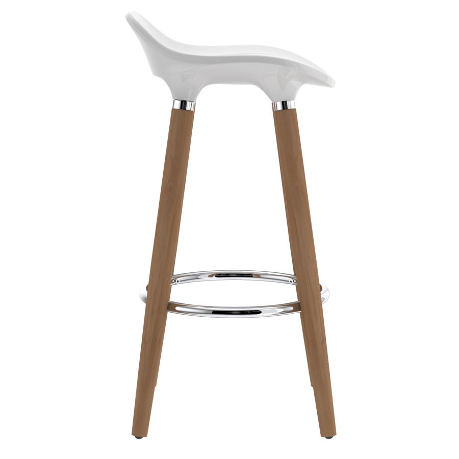 Tabouret de comptoir Trex 26'', ensemble de 2 en blanc