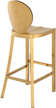 Tabouret de bar en acier inoxydable doré Maddox