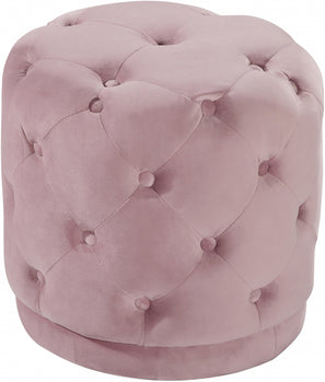 Pouf en velours Harper | Tabouret