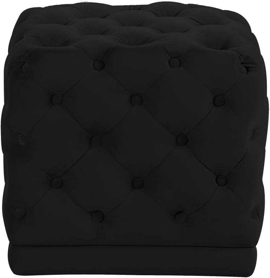 Pouf Stella en velours | Tabouret