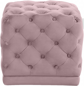 Pouf Stella en velours | Tabouret