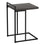 TABLE D'APPOINT - 25"H / GRIS / METAL NOIR