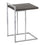 TABLE D'APPOINT - 25"H / GRIS / METAL CHROME 