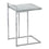 TABLE D'APPOINT - 25"H / CIMENT GRIS / METAL CHROME 