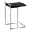 TABLE D'APPOINT - 25"H / NOIR / METAL CHROME