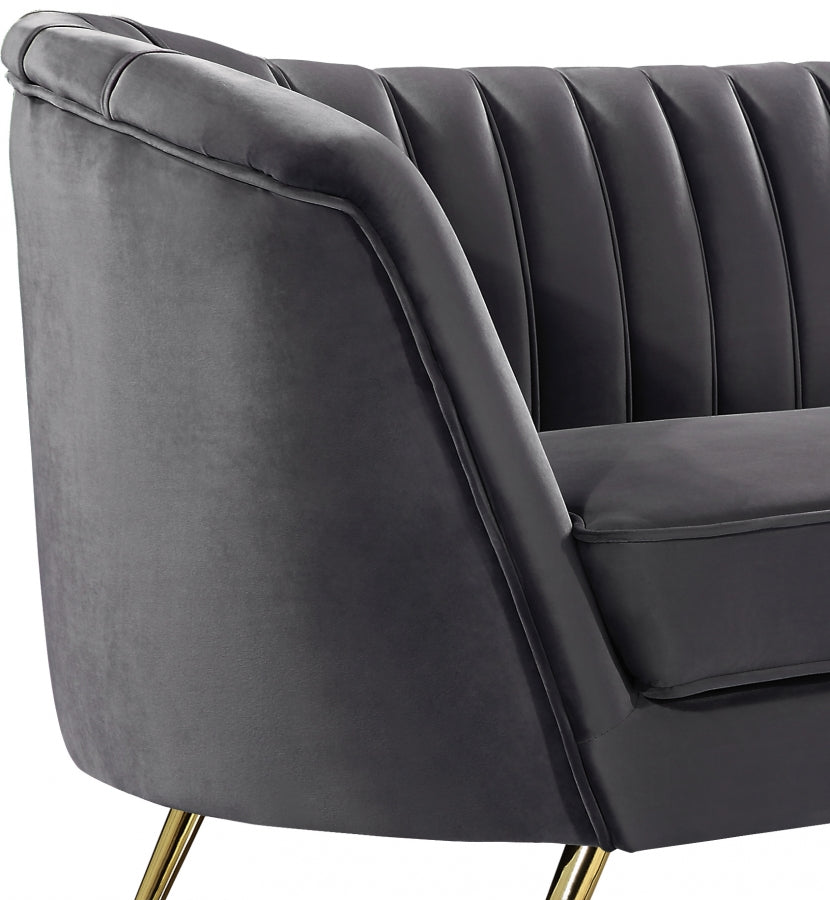 Canapé en velours Margo
