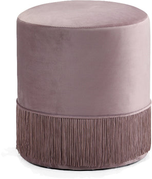 Pouf en velours Teddy | Tabouret