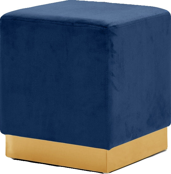 Pouf en velours Jax | Tabouret