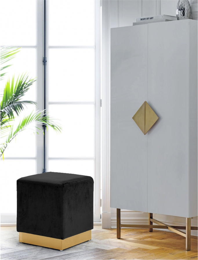 Pouf en velours Jax | Tabouret