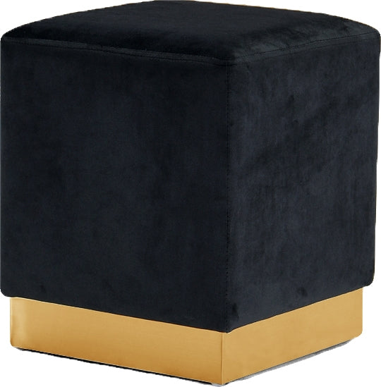 Pouf en velours Jax | Tabouret