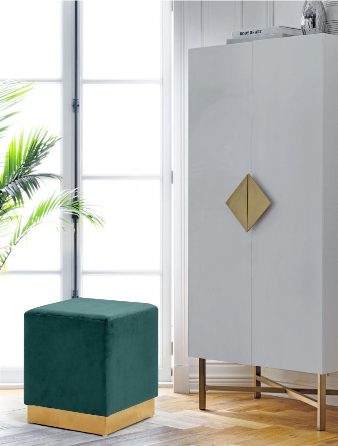 Pouf en velours Jax | Tabouret