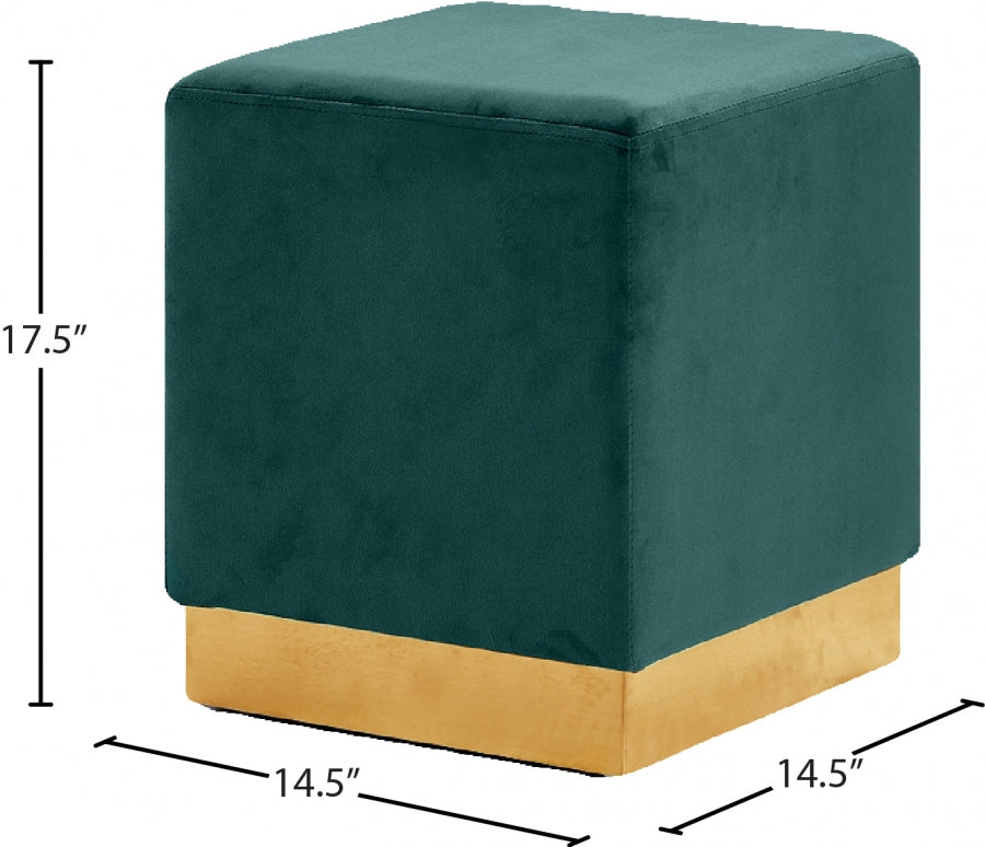 Pouf en velours Jax | Tabouret