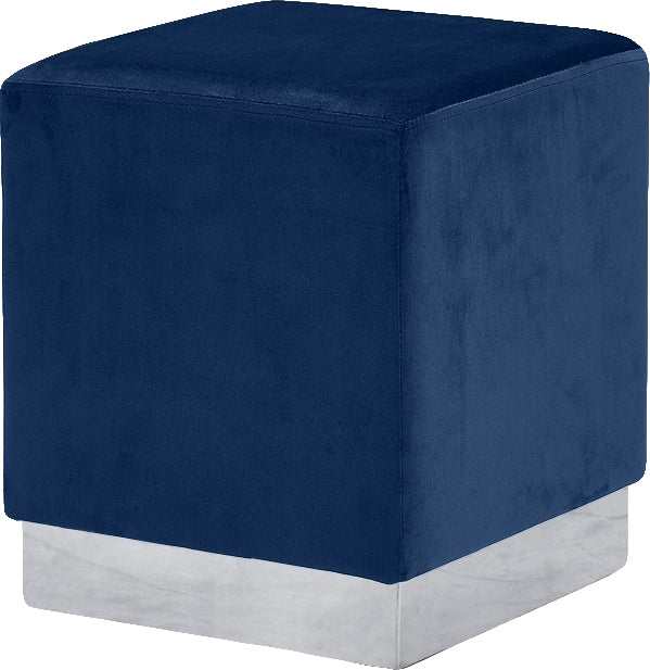 Pouf en velours Jax | Tabouret