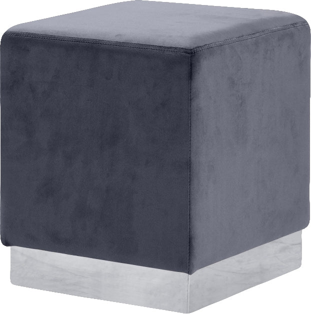 Pouf en velours Jax | Tabouret