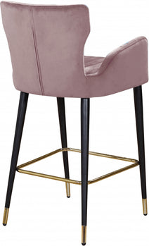 Tabouret de comptoir en velours Luxe